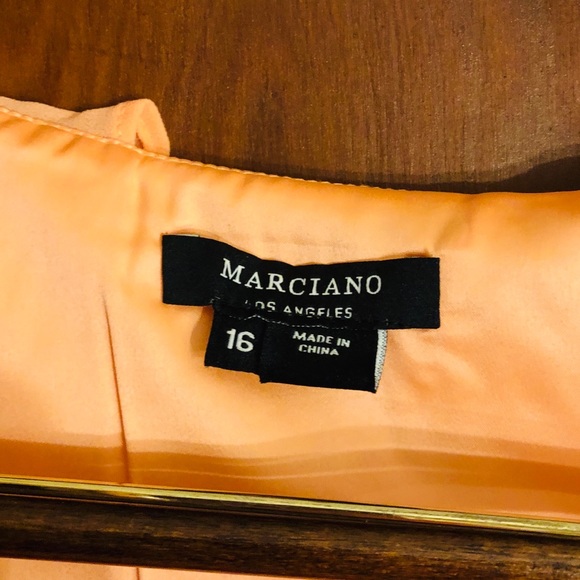 Marciano Ruffle Cold Shoulder Dress. Size 16. - Picture 4 of 7